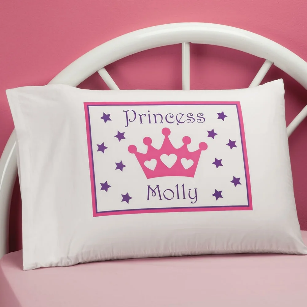 Personalized Princess Pillowcase ALYSSA or VIOLET